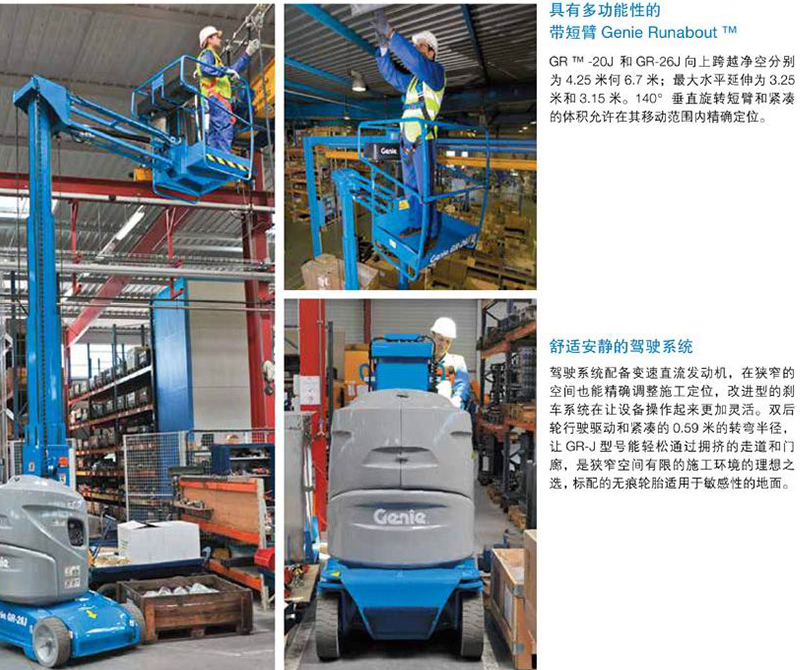 成都高空作業(yè)平臺,四川升降機,成都升降機,進口升降機,吉尼升降機,GR-26J,成都升降機廠家