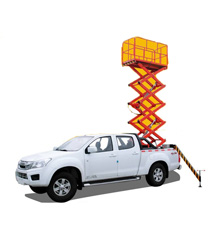 皮卡車(chē)載剪叉式升降機(jī)
